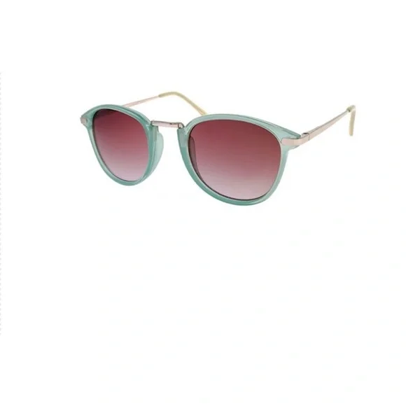 Mint Green Castro Sunglasses - Picture 1 of 9
